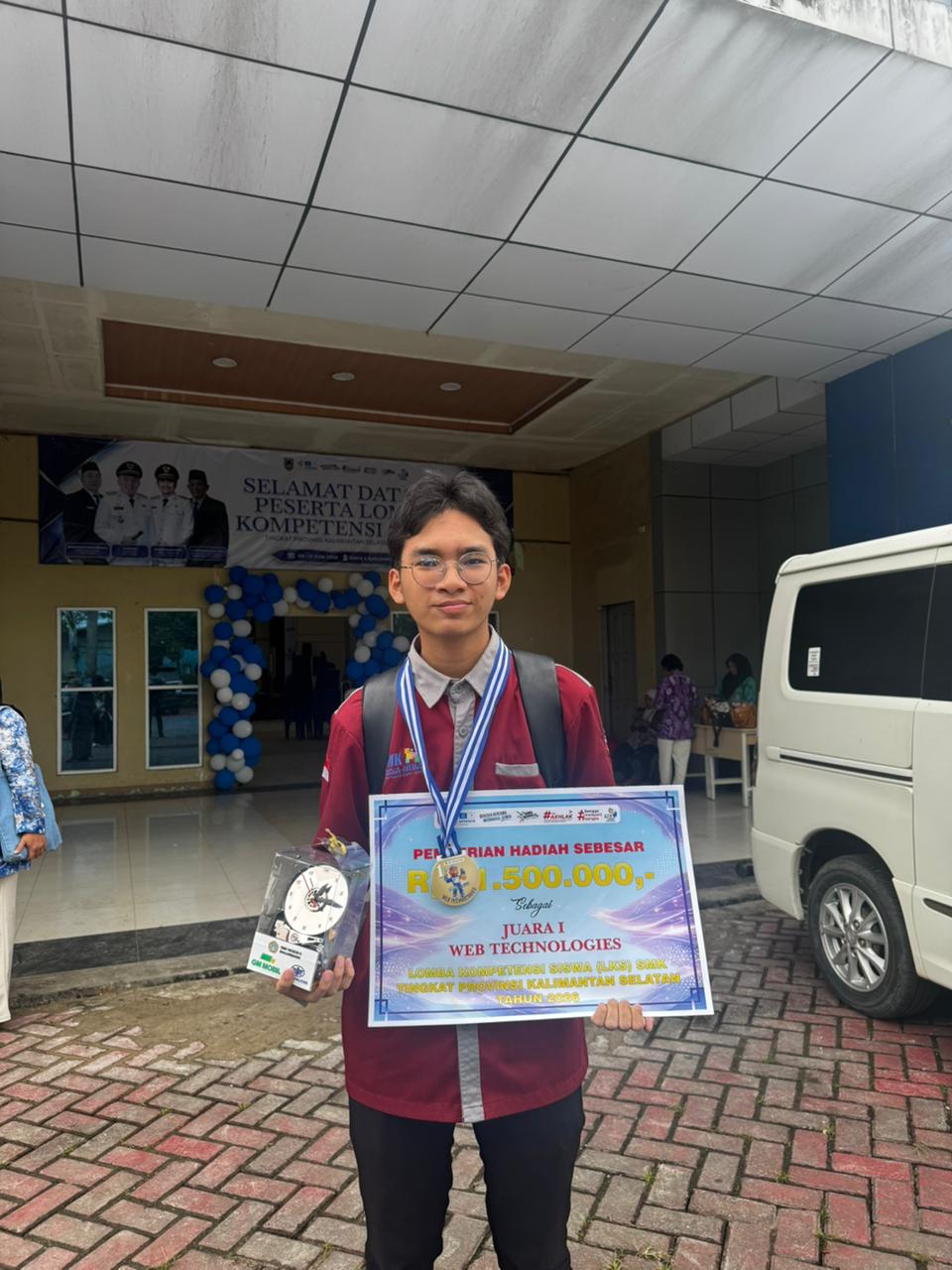 Juara 1 Web Technologies LKS Provinsi Kalimantan Selatan 2026