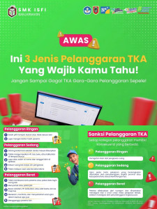 PERHATIKAN 3 JENIS PELANGGARAN TKA YANG HARUS KAMU TAHU!