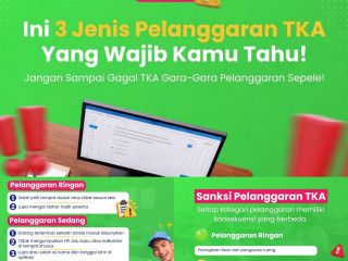 PERHATIKAN 3 JENIS PELANGGARAN TKA YANG HARUS KAMU TAHU!